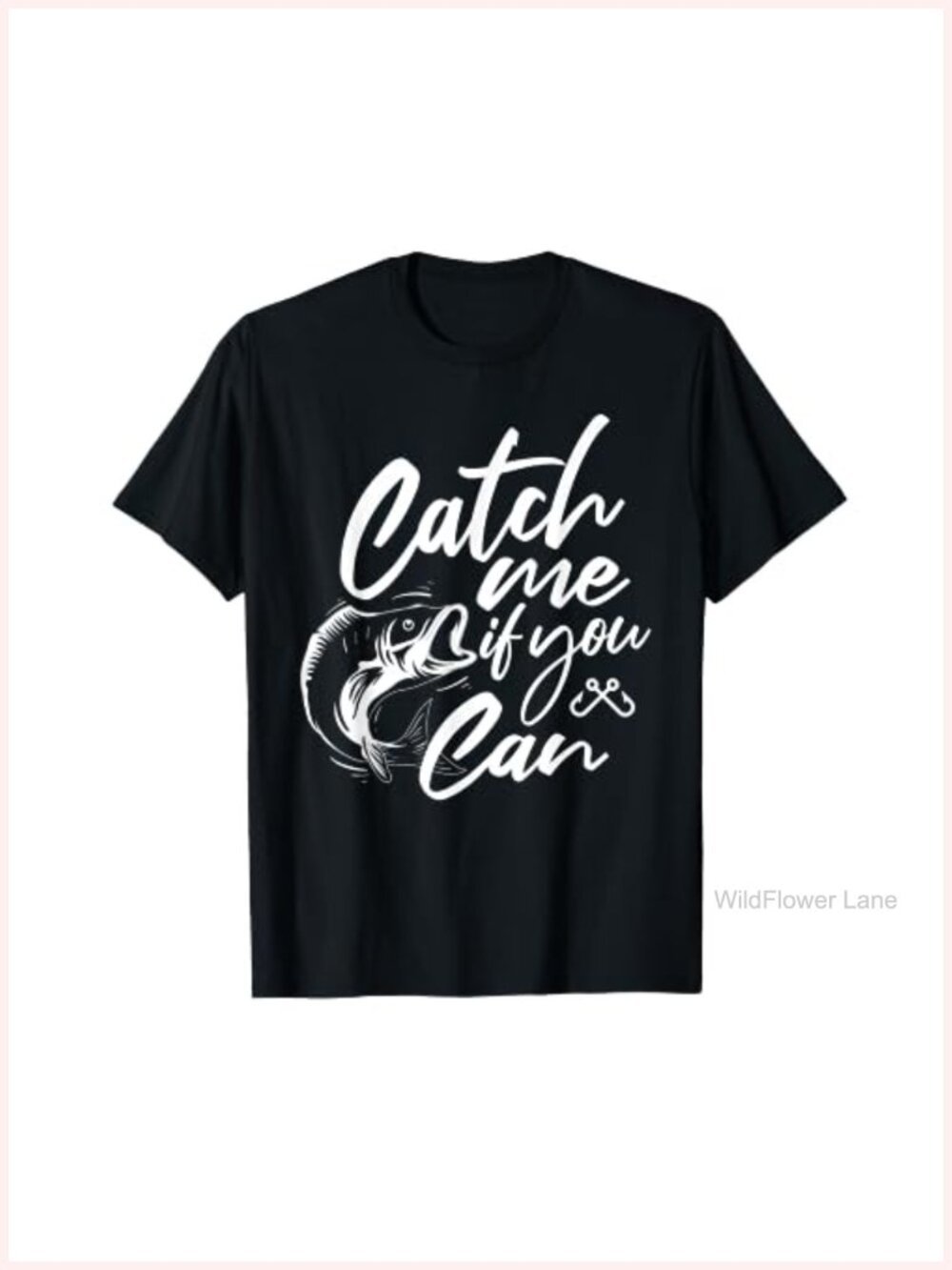 Fishing Angler T-Shirt Short Sleeve Novelty Fisherman Tee